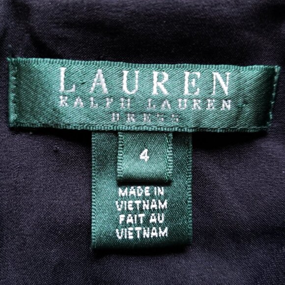 Ralph Lauren Black Tiered Ruffle Sheath Dress - Picture 5 of 5